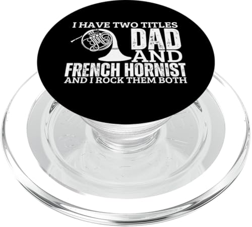 Waldhornist und Papa Proud Funny Men-Waldhorn PopSockets PopGrip für MagSafe Waldhornist und Papa Proud Funny Men-Waldhorn PopSockets PopGrip für MagSafe von Gifts For French Horn Player