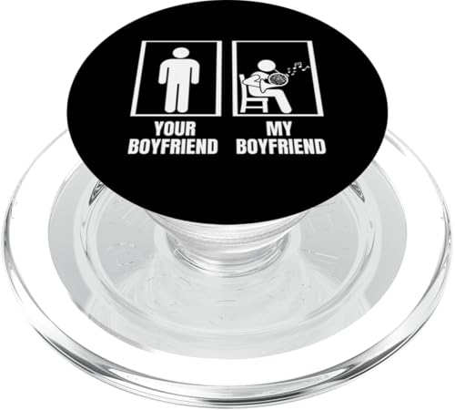 Your Boyfriend My Boyfriend French Hornist Lustiges Waldhorn PopSockets PopGrip für MagSafe Your Boyfriend My Boyfriend French Hornist Lustiges Waldhorn PopSockets PopGrip für MagSafe von Gifts For French Horn Player