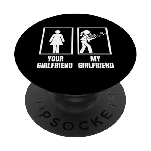 Your Girlfriend My Girlfriend French Hornist Fun Waldhorn PopSockets Klebender PopGrip Your Girlfriend My Girlfriend French Hornist Fun Waldhorn PopSockets Klebender PopGrip von Gifts For French Horn Player