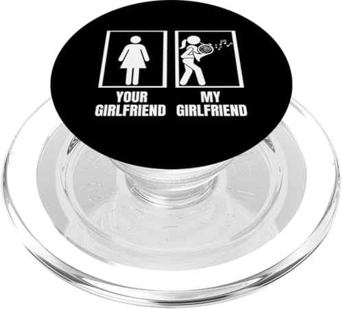 Your Girlfriend My Girlfriend French Hornist Fun Waldhorn PopSockets PopGrip für MagSafe Your Girlfriend My Girlfriend French Hornist Fun Waldhorn PopSockets PopGrip für MagSafe von Gifts For French Horn Player