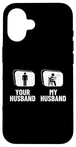 Your Husband My Husband French Hornist Funny Waldhorn Hülle für iPhone 16 von Gifts For French Horn Player