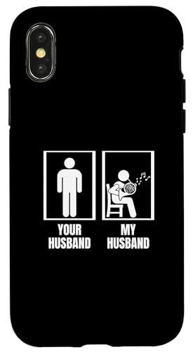 Your Husband My Husband French Hornist Funny Waldhorn Hülle für iPhone X/XS Your Husband My Husband French Hornist Funny Waldhorn Hülle für iPhone X/XS von Gifts For French Horn Player