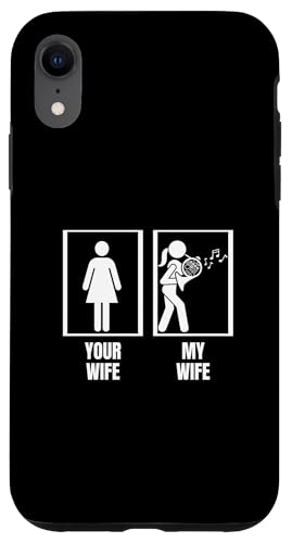 Your Wife My Wife French Hornist Husband Lustiges Waldhorn Hülle für iPhone XR Your Wife My Wife French Hornist Husband Lustiges Waldhorn Hülle für iPhone XR von Gifts For French Horn Player