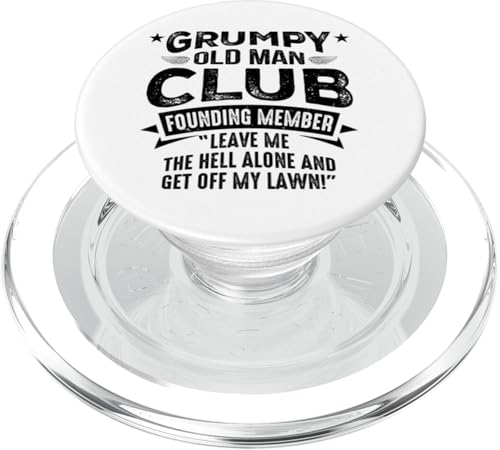 Mürrischer alter Mann PopSockets PopGrip für MagSafe von Gifts For Grumpy Men
