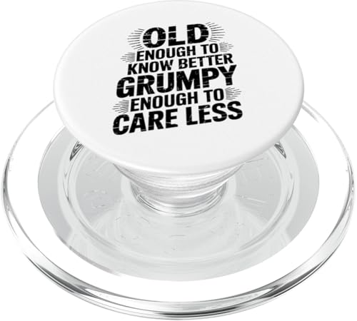 Mürrischer alter Mann PopSockets PopGrip für MagSafe von Gifts For Grumpy Men