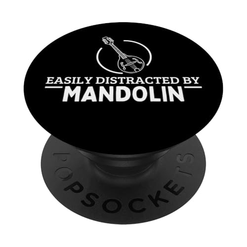 Leicht abgelenkt von Mandoline, lustiger Mandolinist PopSockets Klebender PopGrip Leicht abgelenkt von Mandoline, lustiger Mandolinist PopSockets Klebender PopGrip von Gifts For Mandolin Players