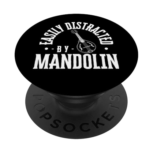 Leicht abgelenkt von Mandoline, lustiger Mandolinist PopSockets Klebender PopGrip Leicht abgelenkt von Mandoline, lustiger Mandolinist PopSockets Klebender PopGrip von Gifts For Mandolin Players
