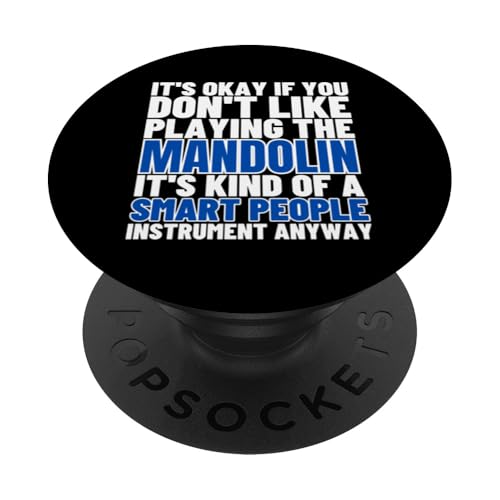 Mandoline Is For Smart People Funny Mandolinist PopSockets Klebender PopGrip Mandoline Is For Smart People Funny Mandolinist PopSockets Klebender PopGrip von Gifts For Mandolin Players