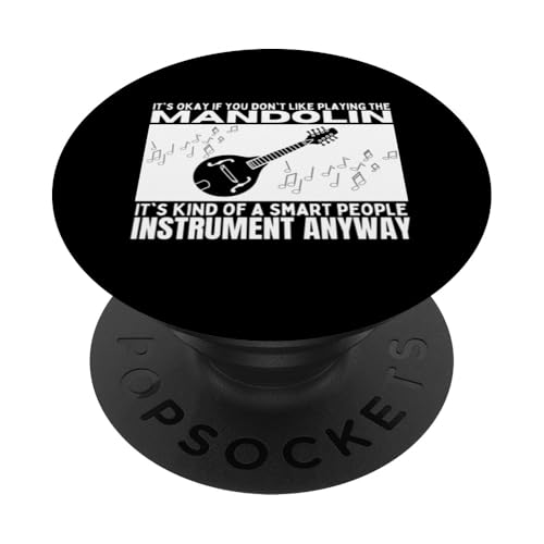 Mandoline Is For Smart People Funny Mandolinist PopSockets Klebender PopGrip Mandoline Is For Smart People Funny Mandolinist PopSockets Klebender PopGrip von Gifts For Mandolin Players