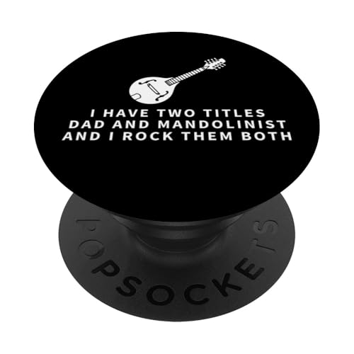 Mandolinist And Dad Proud Funny Men Mandoline PopSockets Klebender PopGrip Mandolinist And Dad Proud Funny Men Mandoline PopSockets Klebender PopGrip von Gifts For Mandolin Players