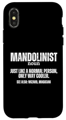 Mandolinist Definition Mandoline Stolzer Lustiger Mandolinenspieler Hülle für iPhone X/XS Mandolinist Definition Mandoline Stolzer Lustiger Mandolinenspieler Hülle für iPhone X/XS von Gifts For Mandolin Players