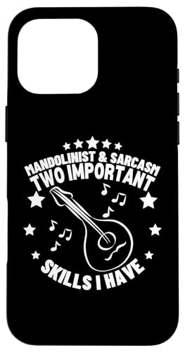 Mandolinist und Sarkasmus Lustiger Mandolinenspieler Hülle für iPhone 16 Pro Max Mandolinist und Sarkasmus Lustiger Mandolinenspieler Hülle für iPhone 16 Pro Max von Gifts For Mandolin Players