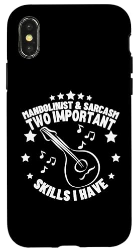 Mandolinist und Sarkasmus Lustiger Mandolinenspieler Hülle für iPhone X/XS Mandolinist und Sarkasmus Lustiger Mandolinenspieler Hülle für iPhone X/XS von Gifts For Mandolin Players