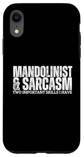 Mandolinist und Sarkasmus Lustiger Mandolinenspieler Hülle für iPhone XR Mandolinist und Sarkasmus Lustiger Mandolinenspieler Hülle für iPhone XR von Gifts For Mandolin Players