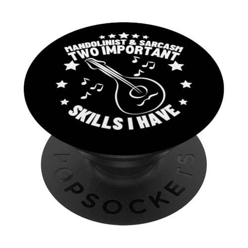 Mandolinist und Sarkasmus Lustiger Mandolinenspieler PopSockets Klebender PopGrip Mandolinist und Sarkasmus Lustiger Mandolinenspieler PopSockets Klebender PopGrip von Gifts For Mandolin Players