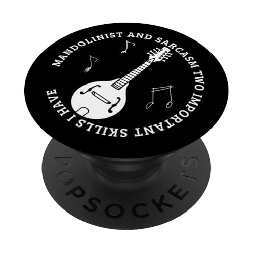 Mandolinist und Sarkasmus Lustiger Mandolinenspieler PopSockets Klebender PopGrip Mandolinist und Sarkasmus Lustiger Mandolinenspieler PopSockets Klebender PopGrip von Gifts For Mandolin Players