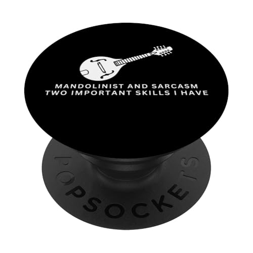 Mandolinist und Sarkasmus Lustiger Mandolinenspieler PopSockets Klebender PopGrip Mandolinist und Sarkasmus Lustiger Mandolinenspieler PopSockets Klebender PopGrip von Gifts For Mandolin Players