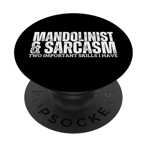Mandolinist und Sarkasmus Lustiger Mandolinenspieler PopSockets Klebender PopGrip Mandolinist und Sarkasmus Lustiger Mandolinenspieler PopSockets Klebender PopGrip von Gifts For Mandolin Players