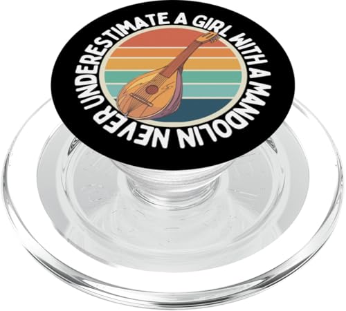 Never Underestimate A Girl With A Mandoline Women Mandolinist PopSockets PopGrip für MagSafe Never Underestimate A Girl With A Mandoline Women Mandolinist PopSockets PopGrip für MagSafe von Gifts For Mandolin Players