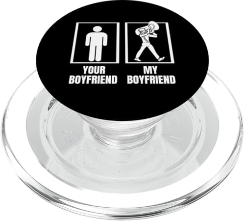 Dein Freund Mein Freund Tuba-Freundin Lustiger Tubist PopSockets PopGrip für MagSafe Dein Freund Mein Freund Tuba-Freundin Lustiger Tubist PopSockets PopGrip für MagSafe von Gifts For Tuba Players