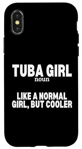 Tuba Girl Definition Lustige Frauen Tubist Hülle für iPhone X/XS Tuba Girl Definition Lustige Frauen Tubist Hülle für iPhone X/XS von Gifts For Tuba Players