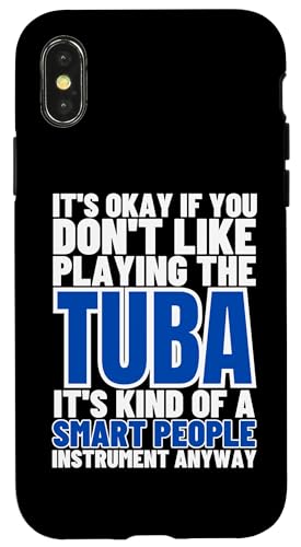 Tuba ist für kluge Leute Lustiger Tubist Hülle für iPhone X/XS Tuba ist für kluge Leute Lustiger Tubist Hülle für iPhone X/XS von Gifts For Tuba Players