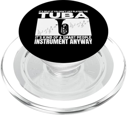 Tuba ist für kluge Leute Lustiger Tubist PopSockets PopGrip für MagSafe Tuba ist für kluge Leute Lustiger Tubist PopSockets PopGrip für MagSafe von Gifts For Tuba Players