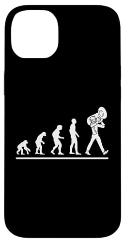 Tubist Evolution Tuba für Herren Lustiger Tubaspieler Hülle für iPhone 14 Plus von Gifts For Tuba Players