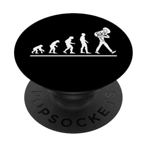 Tubist Evolution Tuba für Herren Lustiger Tubaspieler PopSockets Klebender PopGrip Tubist Evolution Tuba für Herren Lustiger Tubaspieler PopSockets Klebender PopGrip von Gifts For Tuba Players