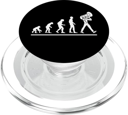 Tubist Evolution Tuba für Herren Lustiger Tubaspieler PopSockets PopGrip für MagSafe Tubist Evolution Tuba für Herren Lustiger Tubaspieler PopSockets PopGrip für MagSafe von Gifts For Tuba Players