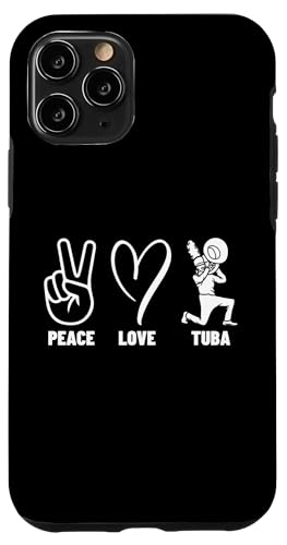Tubist Peace Love Tuba Proud Herren-Tubaspieler Hülle für iPhone 11 Pro Tubist Peace Love Tuba Proud Herren-Tubaspieler Hülle für iPhone 11 Pro von Gifts For Tuba Players