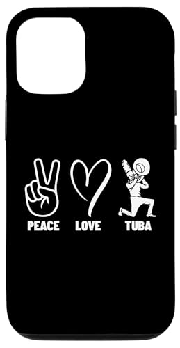 Tubist Peace Love Tuba Proud Herren-Tubaspieler Hülle für iPhone 12/12 Pro Tubist Peace Love Tuba Proud Herren-Tubaspieler Hülle für iPhone 12/12 Pro von Gifts For Tuba Players