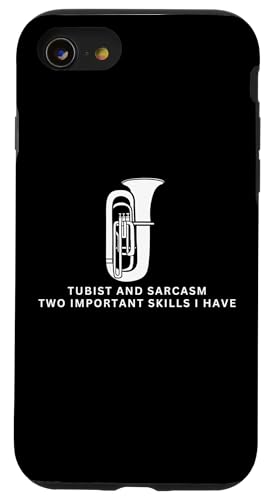 Tubist und Sarkasmus Lustiger Tubaspieler Hülle für iPhone SE (2020) / 7 / 8 von Gifts For Tuba Players
