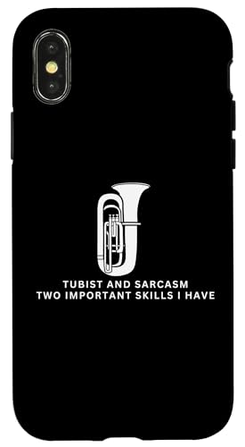 Tubist und Sarkasmus Lustiger Tubaspieler Hülle für iPhone X/XS Tubist und Sarkasmus Lustiger Tubaspieler Hülle für iPhone X/XS von Gifts For Tuba Players