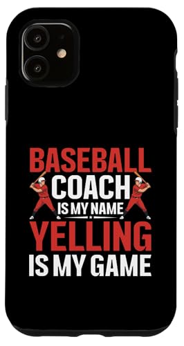 Baseball-Trainer Hülle für iPhone 11 Baseball-Trainer Hülle für iPhone 11 von Gifts for Baseball Coach Gift ideas for Men