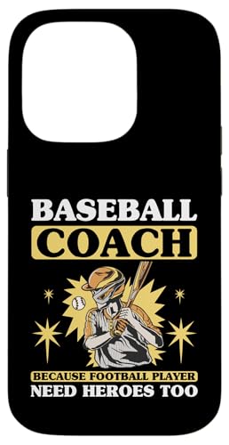 Baseball-Trainer Hülle für iPhone 14 Pro von Gifts for Baseball Coach Gift ideas for Men