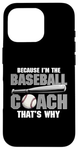 Baseball-Trainer Hülle für iPhone 16 Pro Baseball-Trainer Hülle für iPhone 16 Pro von Gifts for Baseball Coach Gift ideas for Men