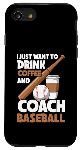 Baseball-Trainer Hülle für iPhone SE (2020) / 7 / 8 von Gifts for Baseball Coach Gift ideas for Men