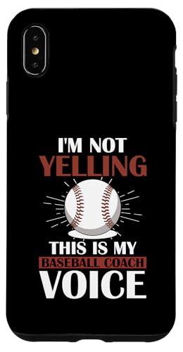 Baseball-Trainer Hülle für iPhone XS Max Baseball-Trainer Hülle für iPhone XS Max von Gifts for Baseball Coach Gift ideas for Men