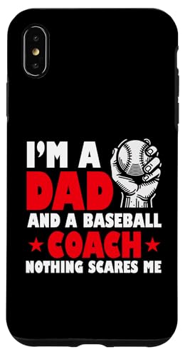 Baseball-Trainer Hülle für iPhone XS Max von Gifts for Baseball Coach Gift ideas for Men