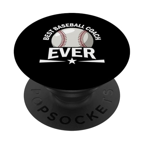 Baseball-Trainer PopSockets Klebender PopGrip von Gifts for Baseball Coach Gift ideas for Men