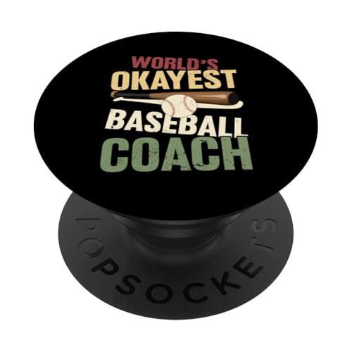 Baseball-Trainer PopSockets Klebender PopGrip von Gifts for Baseball Coach Gift ideas for Men