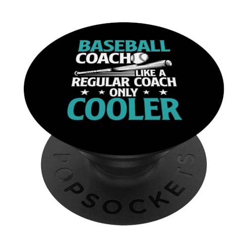 Baseball-Trainer PopSockets Klebender PopGrip von Gifts for Baseball Coach Gift ideas for Men