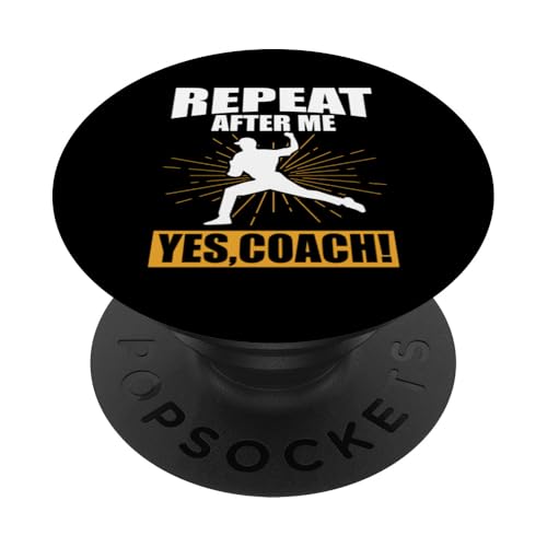 Baseball-Trainer PopSockets Klebender PopGrip von Gifts for Baseball Coach Gift ideas for Men