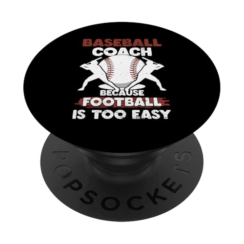 Baseball-Trainer PopSockets Klebender PopGrip von Gifts for Baseball Coach Gift ideas for Men