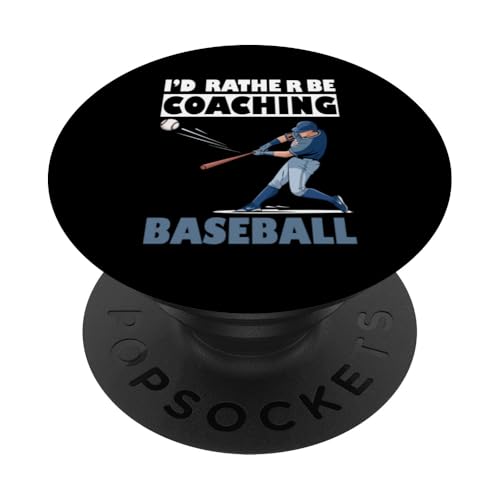 Baseball-Trainer PopSockets Klebender PopGrip von Gifts for Baseball Coach Gift ideas for Men
