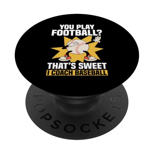 Baseball-Trainer PopSockets Klebender PopGrip von Gifts for Baseball Coach Gift ideas for Men