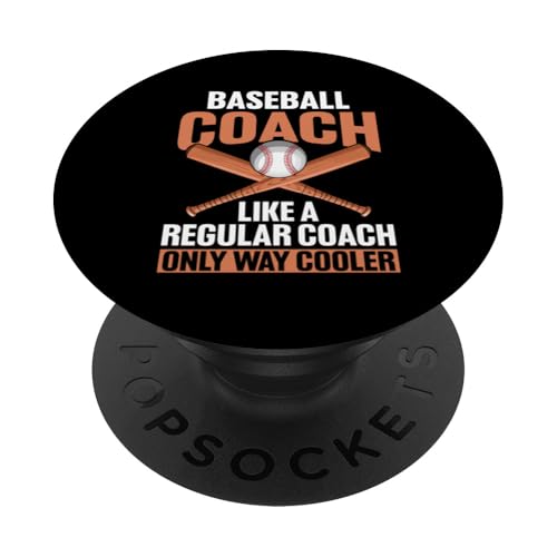 Baseball-Trainer PopSockets Klebender PopGrip von Gifts for Baseball Coach Gift ideas for Men