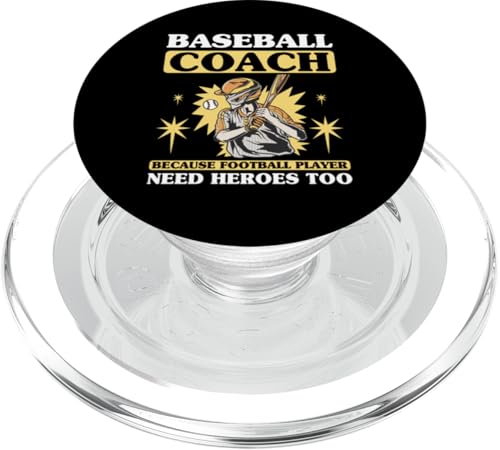 Baseball-Trainer PopSockets PopGrip für MagSafe von Gifts for Baseball Coach Gift ideas for Men