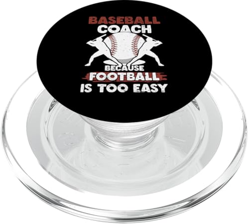 Baseball-Trainer PopSockets PopGrip für MagSafe von Gifts for Baseball Coach Gift ideas for Men